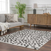 Cansu Black & White Area Rug