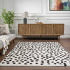 Cansu Black & White Area Rug