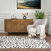 Cansu Black & White Area Rug