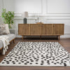 Cansu Black & White Area Rug