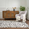 Cansu Black & White Area Rug