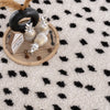 Cansu Black & White Area Rug