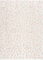 Cansu Pink & Cream Area Rug