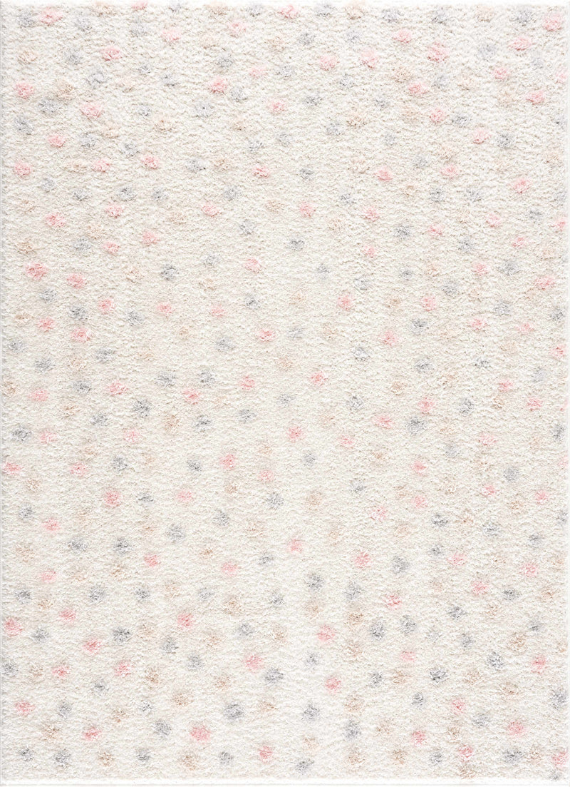 Cansu Pink & Cream Area Rug