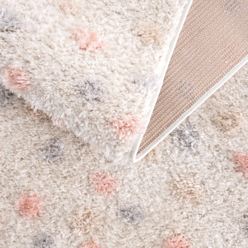 Cansu Pink & Cream Area Rug