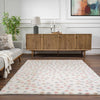 Cansu Pink & Cream Area Rug