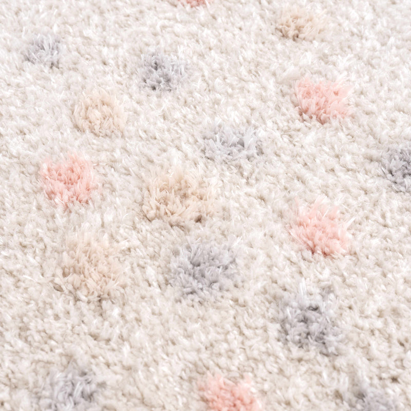 Cansu Pink & Cream Area Rug