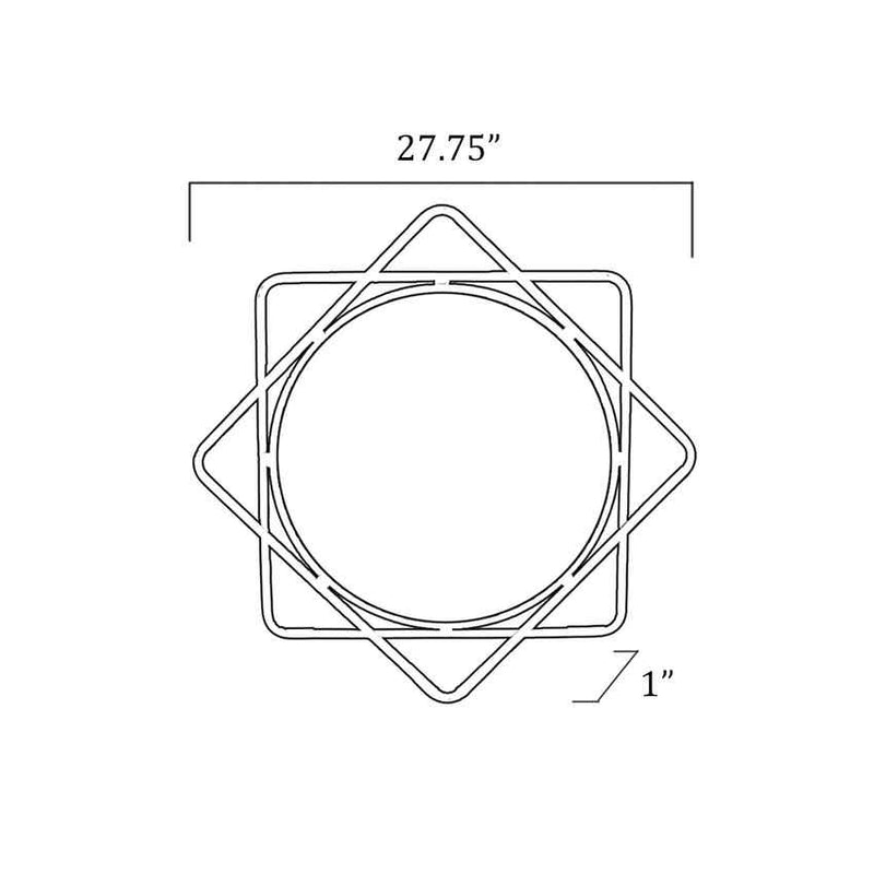 Dinxperlo Modern Wall Mirror
