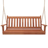 Keystone Amish Co. 4 Foot Franklin Red Cedar Porch Swing without Cupholders
