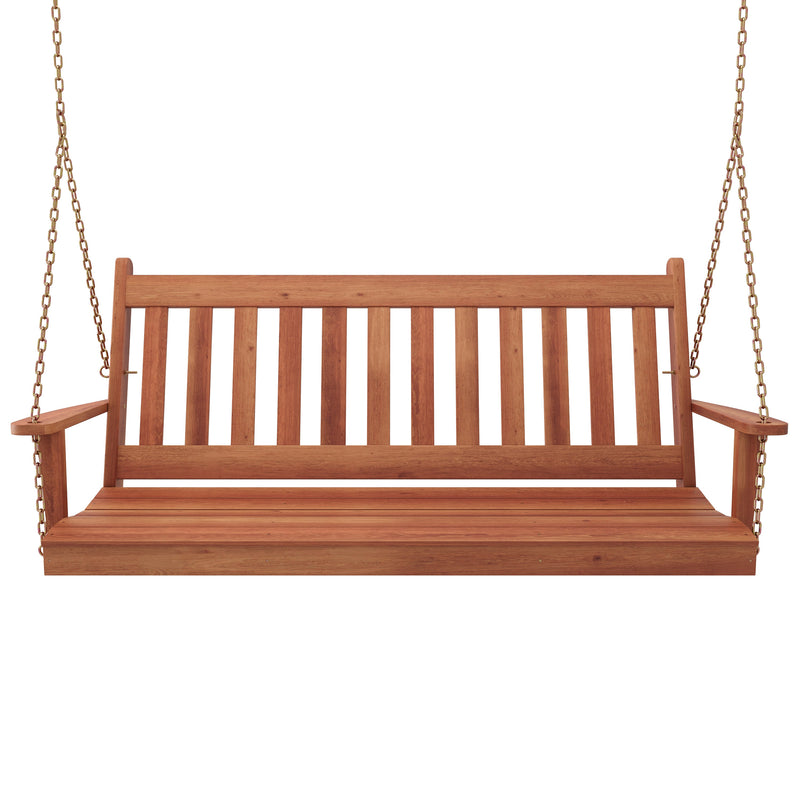 Keystone Amish Co. 4 Foot Franklin Red Cedar Porch Swing without Cupholders