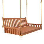 Keystone Amish Co. 4 Foot Franklin Porch Swing Bed, Cedar Stain