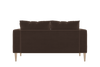 The Essential Loveseat Sectional in Recycled Velvet