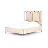 Leigh Upholstered Bed - Palm Ecru