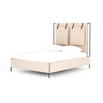 Leigh Upholstered Bed - Palm Ecru