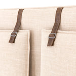 Leigh Upholstered Bed - Palm Ecru