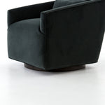 York Swivel Chair - Modern Velvet Smoke | shipping 6/30/2025