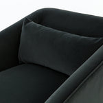 York Swivel Chair - Modern Velvet Smoke | shipping 6/30/2025