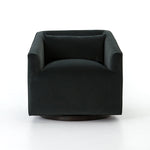 York Swivel Chair - Modern Velvet Smoke | shipping 6/30/2025