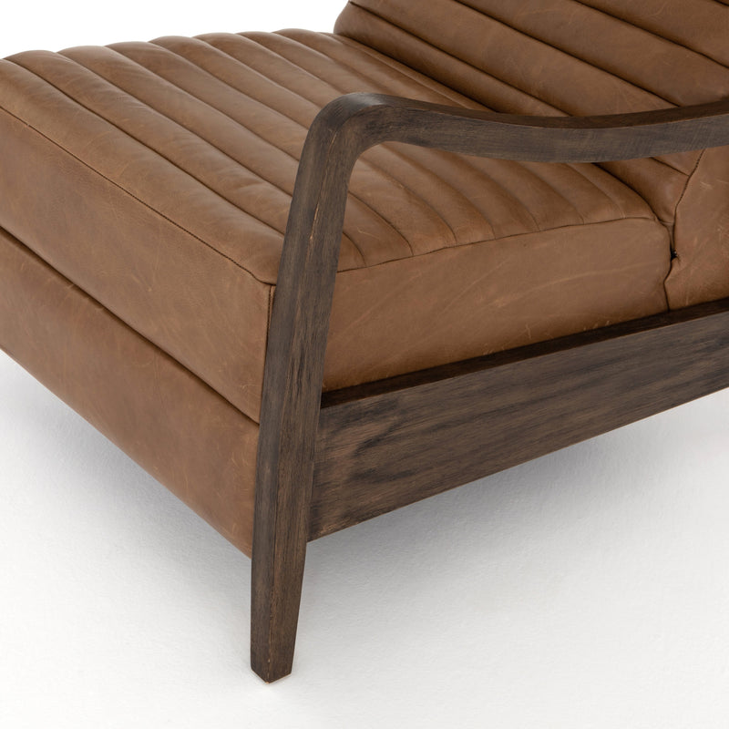 Chance Warm Taupe Dakota Leather Recliner | shipping 11/20/2025