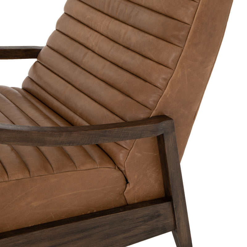 Chance Warm Taupe Dakota Leather Recliner | shipping 11/20/2025