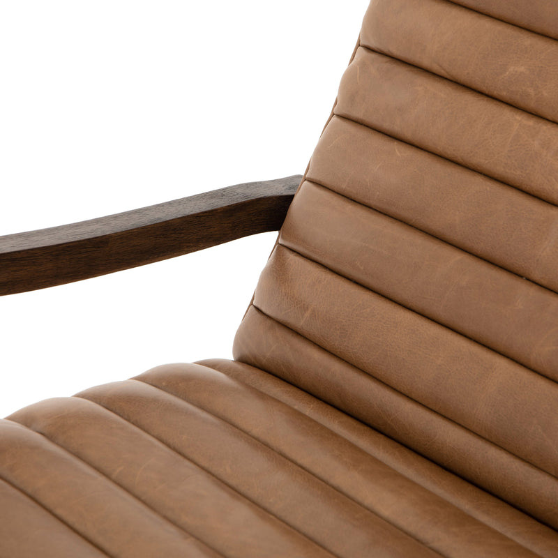 Chance Warm Taupe Dakota Leather Recliner | shipping 11/20/2025
