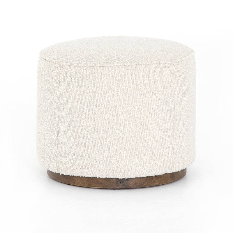 Sinclair Round Ottoman - Knoll Natural | ready to ship!