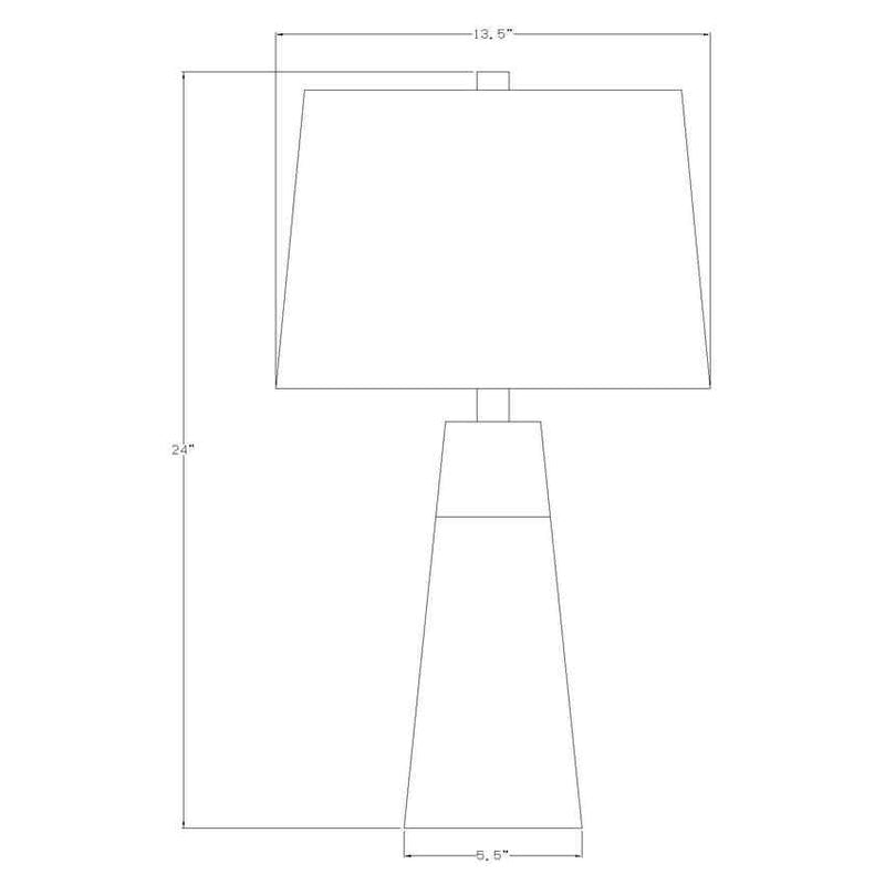 Kaarina White Table Lamp