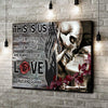 This Is Us Personalized Gothic Couple Sign - Ideal Gothic Decor For Home
