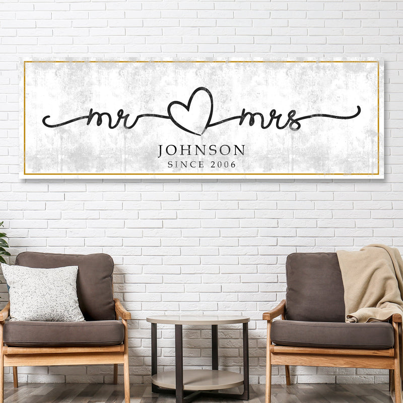 Mr. And Mrs. Sign