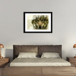 Wolf Head Silhouette Wall Art