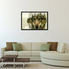 Wolf Head Silhouette Wall Art