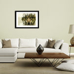 Wolf Head Silhouette Wall Art