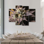 Marijuana In Winter Wall Art