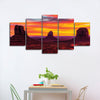 Monument Valley At Sunset Wall Art