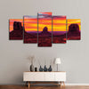 Monument Valley At Sunset Wall Art