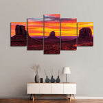 Monument Valley At Sunset Wall Art