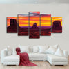 Monument Valley At Sunset Wall Art