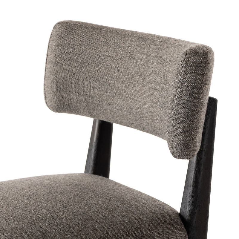Cardell Alcala Nickel Swivel Bar + Counter Stool