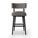 Cardell Alcala Nickel Swivel Bar + Counter Stool
