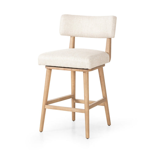 Cardell Essence Natural Swivel Bar + Counter Stool