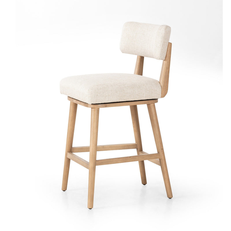 Cardell Essence Natural Swivel Bar + Counter Stool