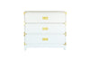 Small Carlyle Campaign Dresser - White