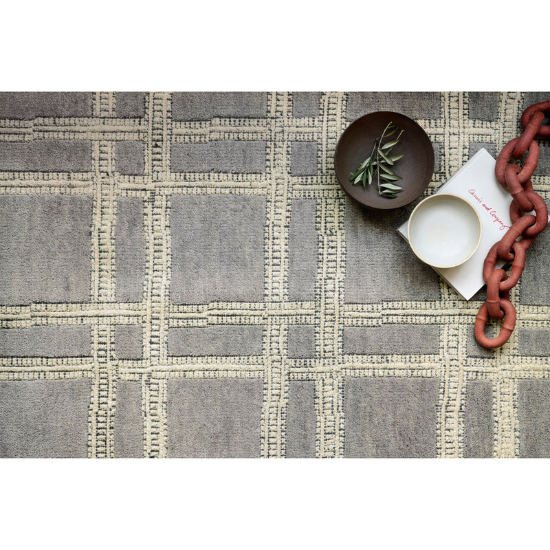 Carrier & Company x Loloi Milton Grey / Ivory Rug