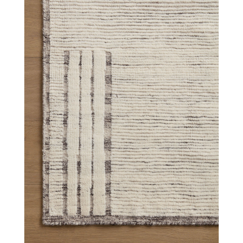 Carrier & Company x Loloi Moore Dove / Ivory Hand-Knotted Rug
