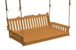 Keystone Amish Co. Twin York Recycled Plastic Swing Bed, Cedar
