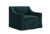 The Evergreen Chair in Recycled Velvet
