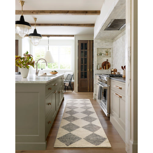 Chris Loves Julia x Loloi Francis Beige / Charcoal Runner
