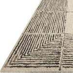 Chris Loves Julia x Loloi Francis Cream / Black Rug