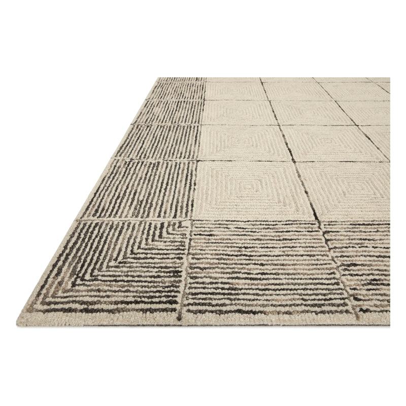 Chris Loves Julia x Loloi Francis Cream / Black Rug
