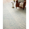 Chris Loves Julia x Loloi Chris Ivory / Denim Rug